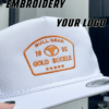 Custom Embroidery Cap Flexfit Poplin Golf Cap 6002F