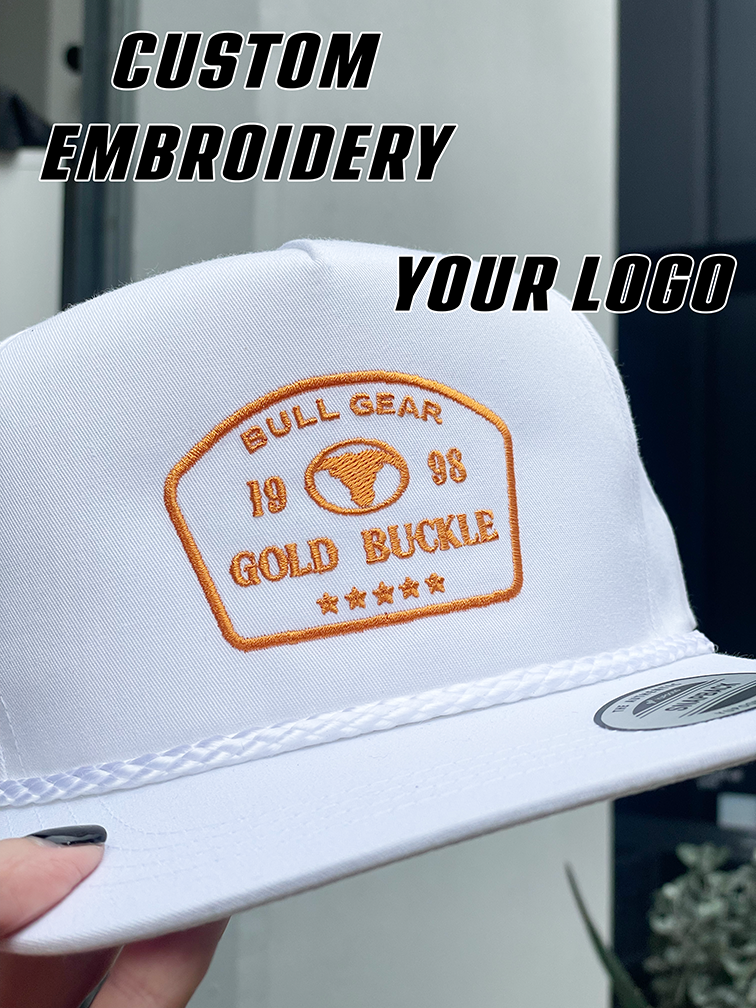 Custom Embroidery Cap Flexfit Poplin Golf Cap 6002F