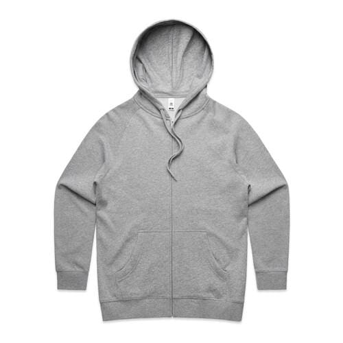 4103 WOS OFFICIAL ZIP HOOD GREY MARLE  39212