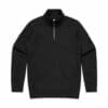 5125 HALF ZIP CREW BLACK  19811