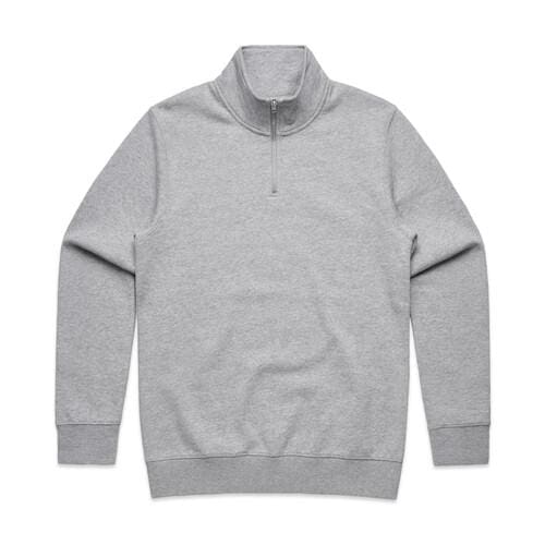 5125 HALF ZIP CREW GREY MARLE  69790