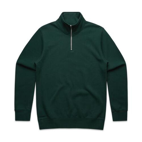 5125 HALF ZIP CREW PINE GREEN  03845