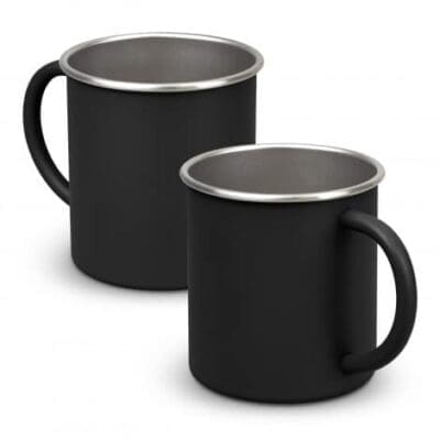 CUSTOM BLACK MUG ENAMEL