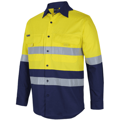 6DNRL CUSTOM HIVIS SHIRT YELLOW