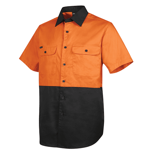 CUSTOM WORK SHIRT ORANGE