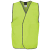 HI VIS SAFETY VEST 6HVSV LIME FRONT