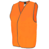 HI VIS SAFETY VEST 6HVSV custom front