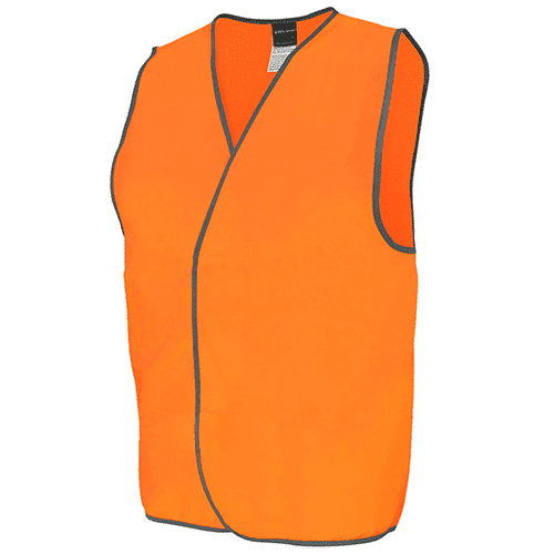 HI VIS SAFETY VEST 6HVSV custom front