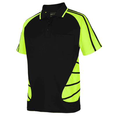 STREET SPIDER POLO Black Lime