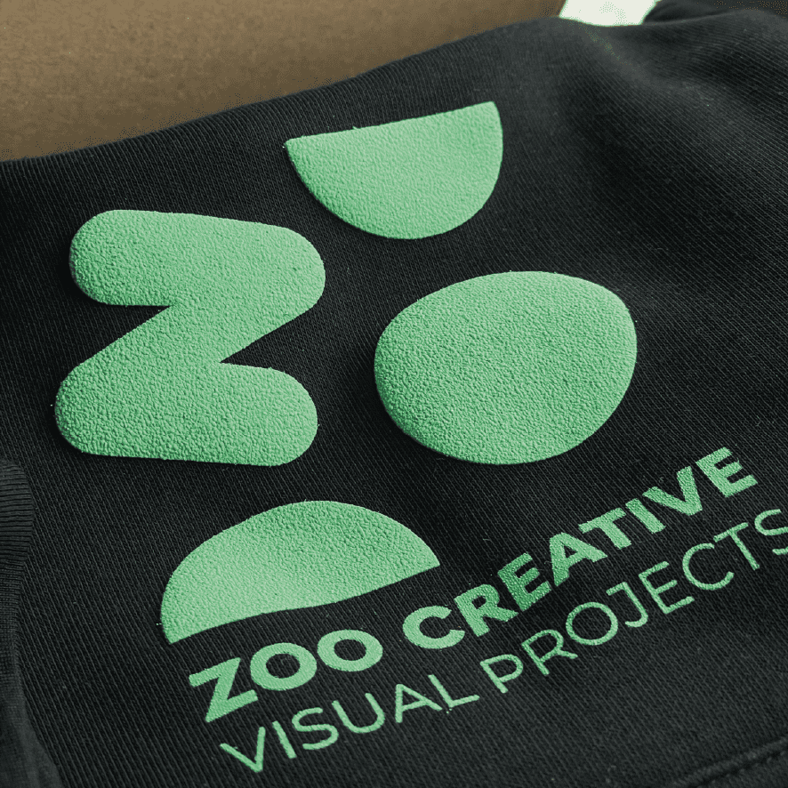 Zoo Creative Logo Puff Screen Printing