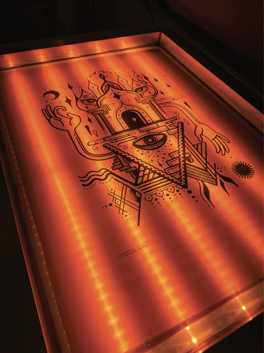 Burning Screen Printing Mesh