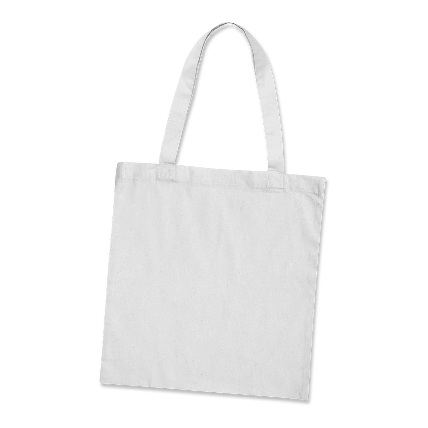 White Budget Sonnet Cotton Tote Bag 107689