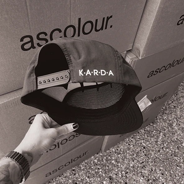 Embroidery on front of Cap
