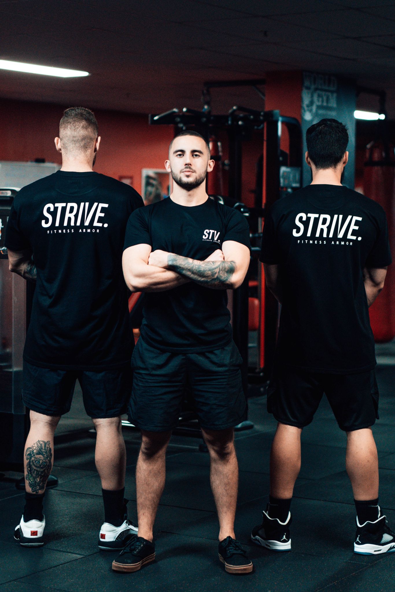 Three Mens Wearing Custom Activewear