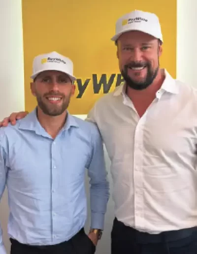 Ray White Staff wearing a Custom Cap