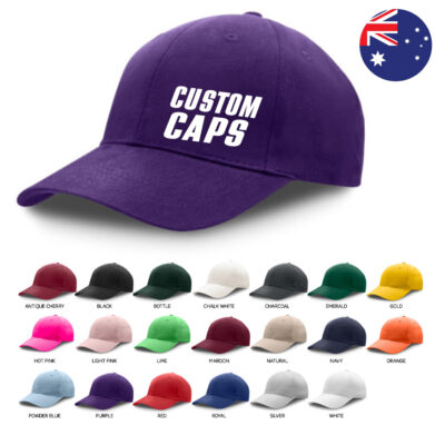 8000 Premium Soft Cotton Custom Cap | The Print Studio - Screen Printing & Embroidery