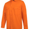 jbs-wear-ripstop-long-sleeve-work-shirt-orange JB's Wear Ripstop Long Sleeve Hi Vis Work Shirt in Orange