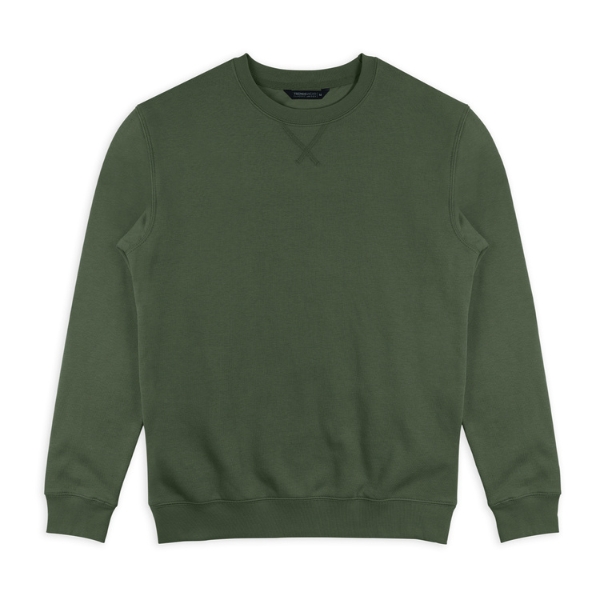 trendswear-classic-unisex-sweatshirt-olive Trendswear Classic Unisex Sweatshirt in Olive