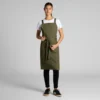 Custom Carrie Canvas Apron from AS Colour in Army