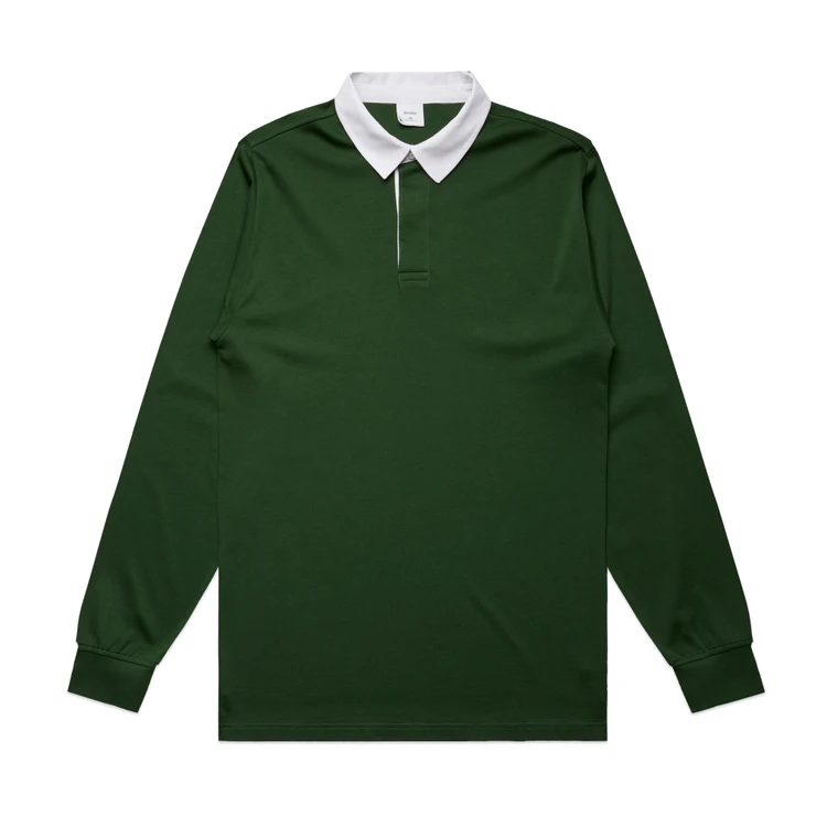 5410_RUGBY_JERSEY_FOREST_GREEN__07710 AS Colour 5410 Rugby Jersey in Forest Green