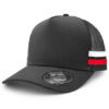 LL Striped Trucker BlackRed LL Striped Trucker Black with Red & White Stripes