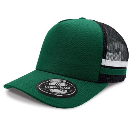 LL Striped Trucker Bottle and Black LL Striped Trucker Bottle and Black