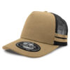 LL Striped Trucker Khaki and Black LL Striped Trucker Khaki and Black