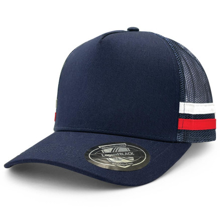 LL Striped Trucker Navy