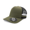 LL Striped Trucker Olive and Black LL Striped Trucker Olive and Black