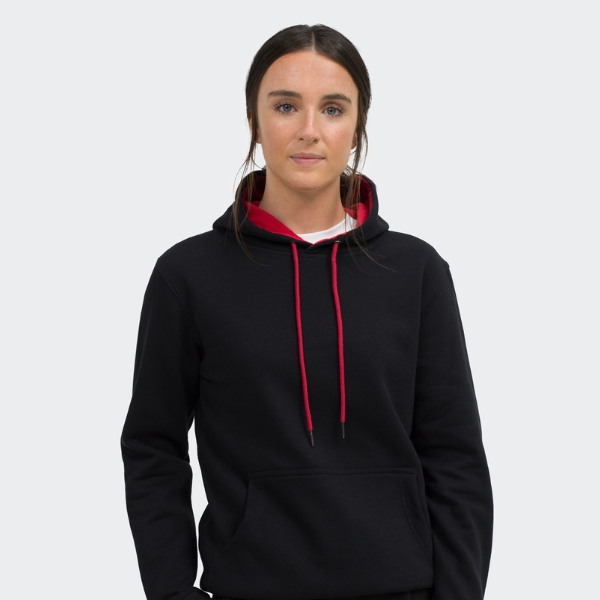 Studio Contrast Unisex Hoodie Front