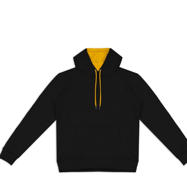 Studio Contrast Unisex Hoodie Gold