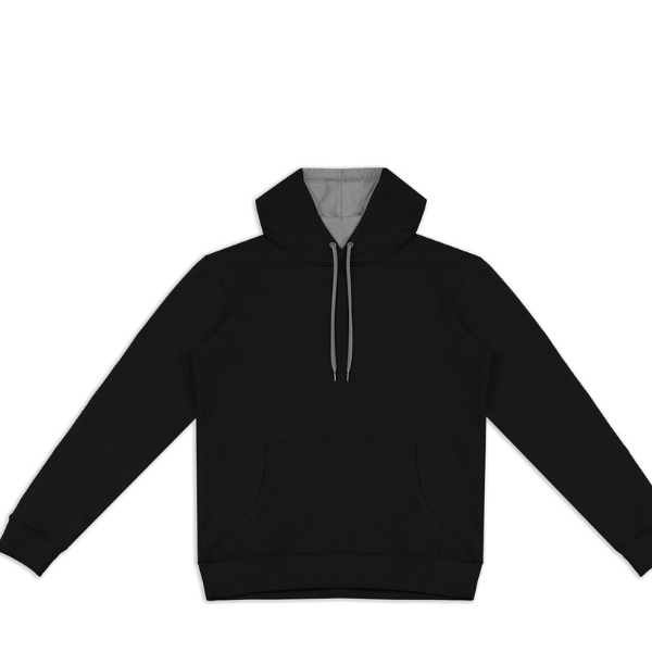 Studio Contrast Unisex Hoodie Grey