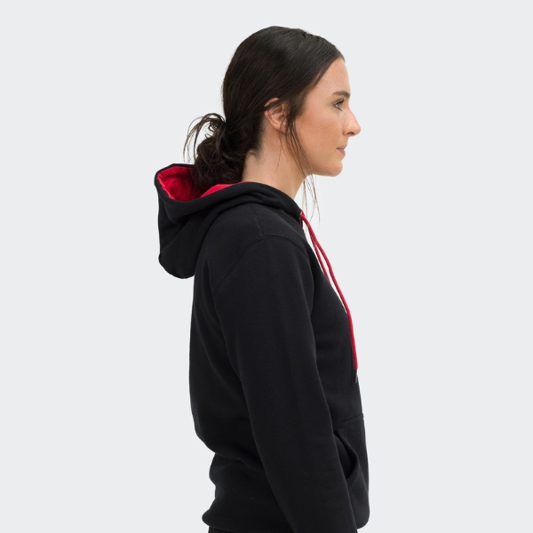 Studio Contrast Unisex Hoodie Side