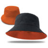 Switch Reversible Bucket Hat Black and Orange Switch Reversible Bucket Hat Black and Orange