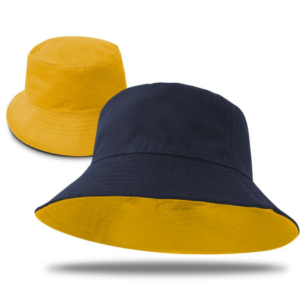 Switch Reversible Bucket Hat Navy and Gold Switch Reversible Bucket Hat Navy and Gold
