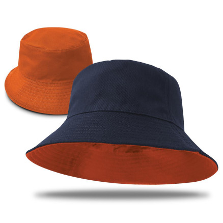 Switch Reversible Bucket Hat Navy and Orange Switch Reversible Bucket Hat Navy and Orange