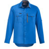ZW460_Product_Cobalt_01_Xdd386o Syzmik Mens Outdoor Long Sleeve Shirt