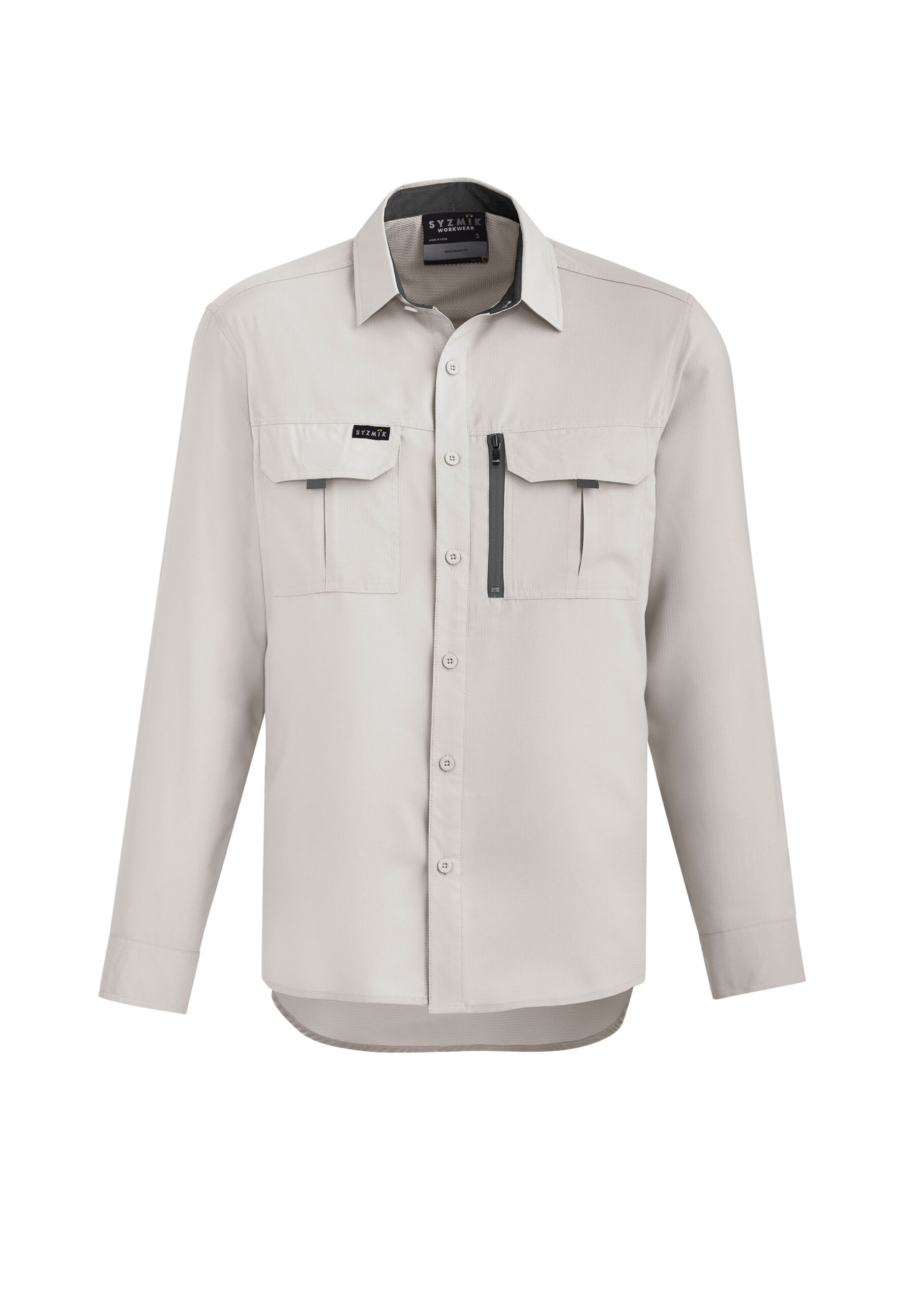ZW460_Product_Natural_01_l32RwPY Syzmik Mens Outdoor Long Sleeve Shirt