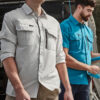 ZW460_Talent_Natural_04_sxcGCHB Syzmik Mens Outdoor Long Sleeve Shirt