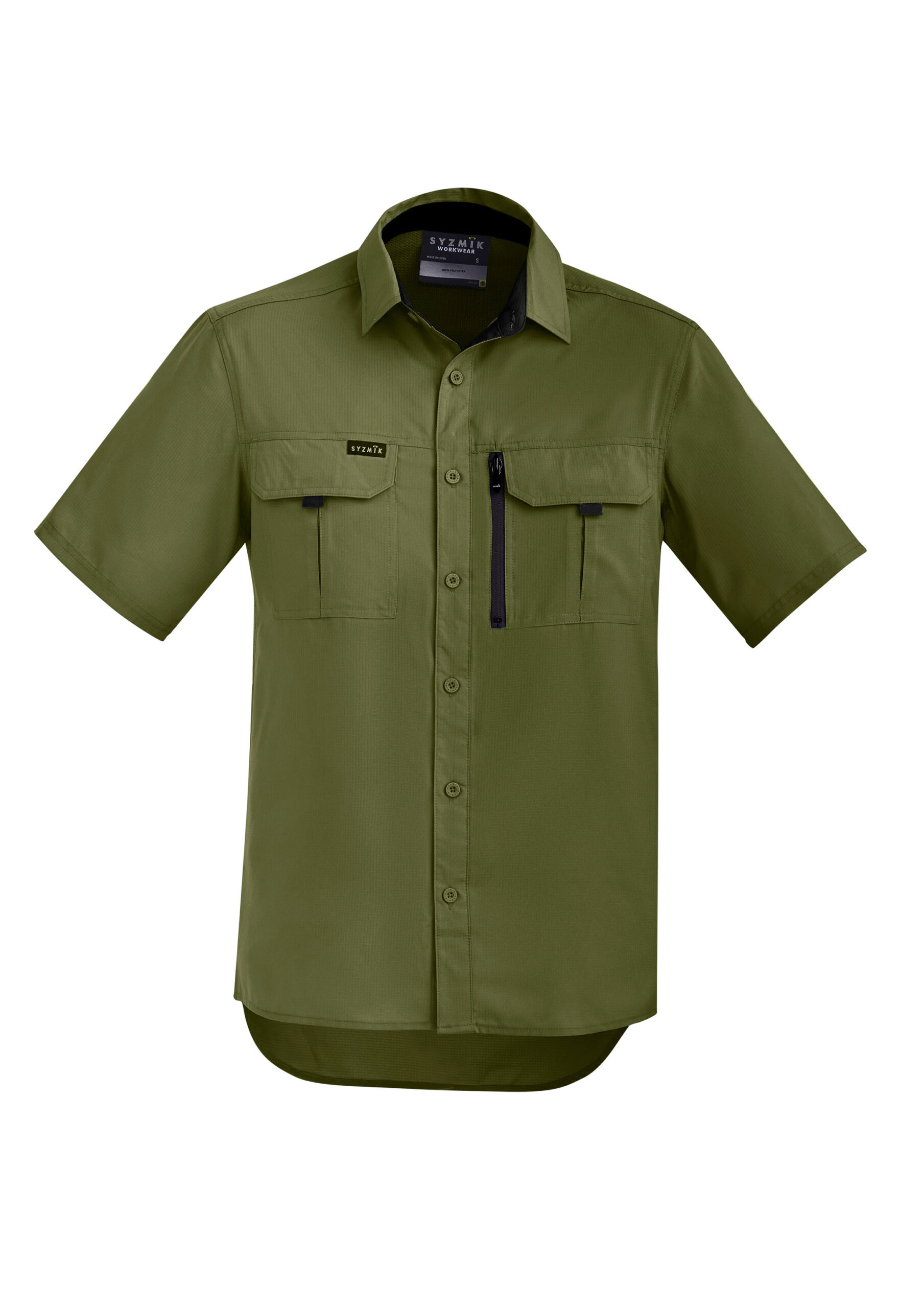Custom Syzmik Mens Outdoor Short Sleeve Shirt