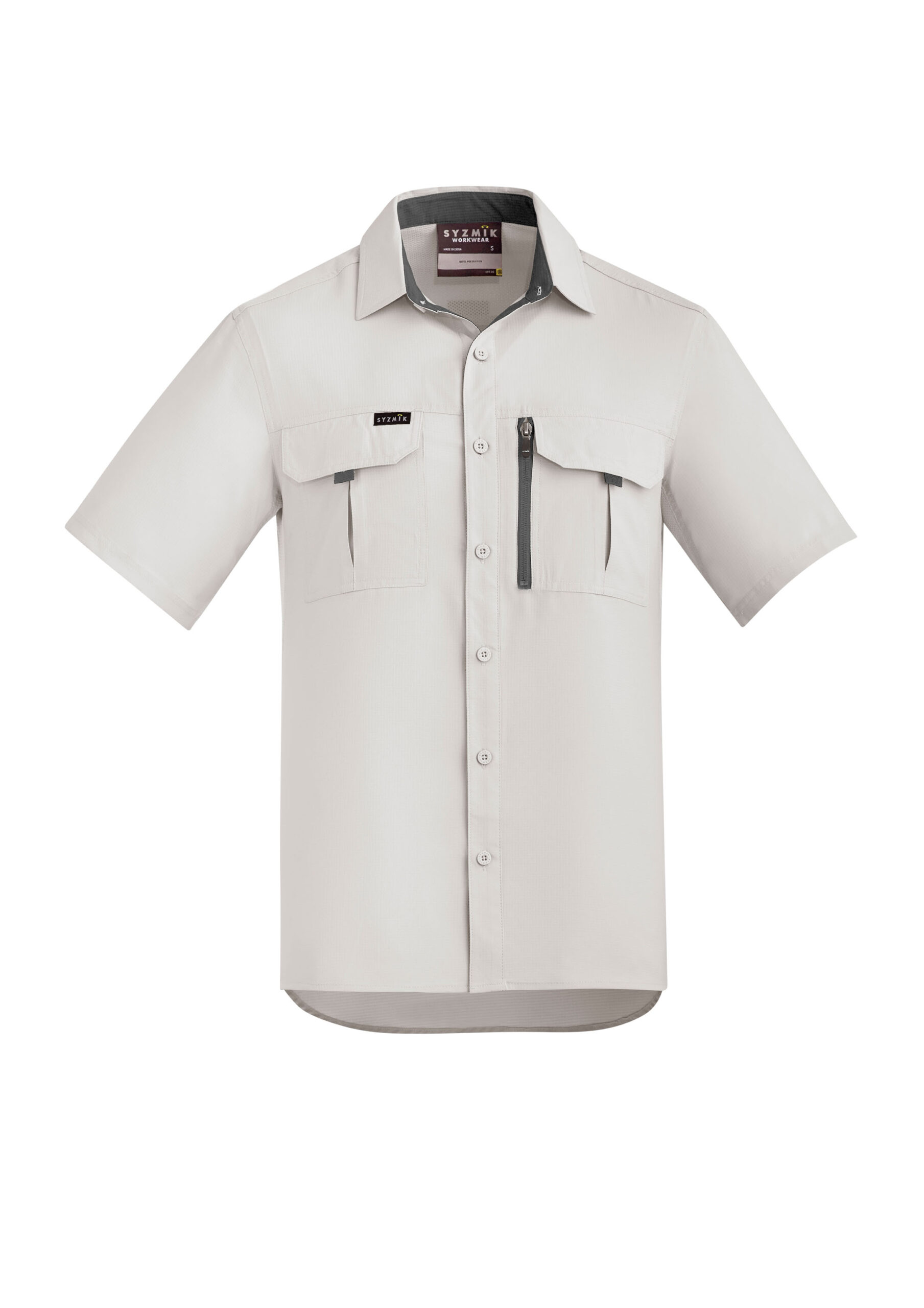 Custom Syzmik Mens Outdoor Short Sleeve Shirt