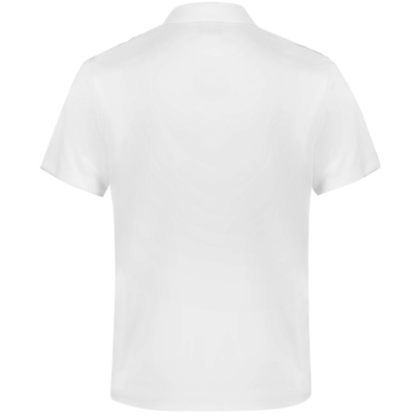 biz-collection-mens-action-short-sleeve-polo-white-back Biz Collection Mens Action Short Sleeve Polo in White Back View