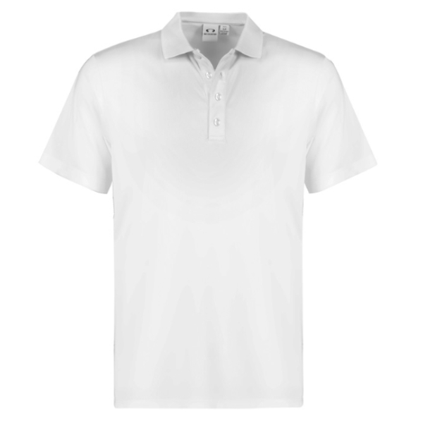 biz-collection-mens-action-short-sleeve-polo-white Biz Collection Mens Action Short Sleeve Polo in White