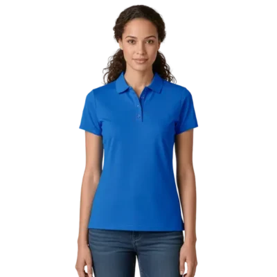 Biz Collection Womens Active Short Sleeve Polo