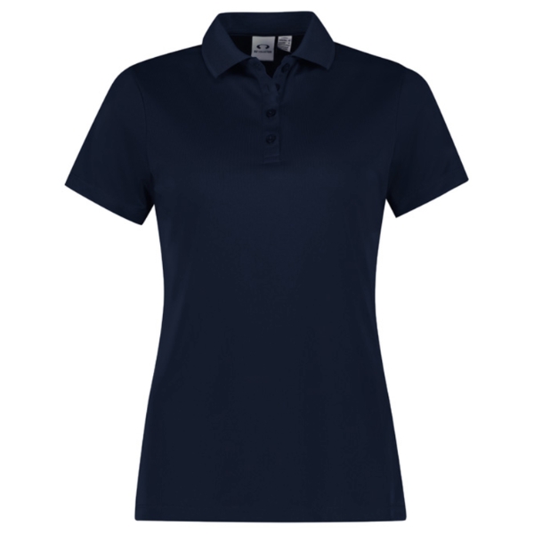 biz-collection-womens-action-short-sleeve-polo-navy Biz Collection Womens Short Sleeve Polo in Navy