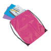 drawstring-bag-in-pink Legend Life Backsack Drawstring Bag