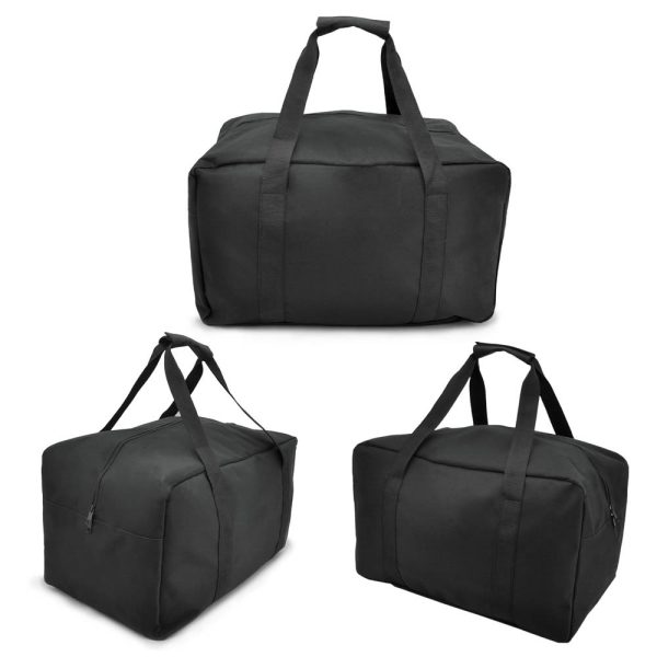 Grace Ash Carry Bag in Black All Angles