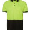 jbs-wear-hi-vis-traditional-polo-lime-black JB's Wear Hi Vis Traditional Polo