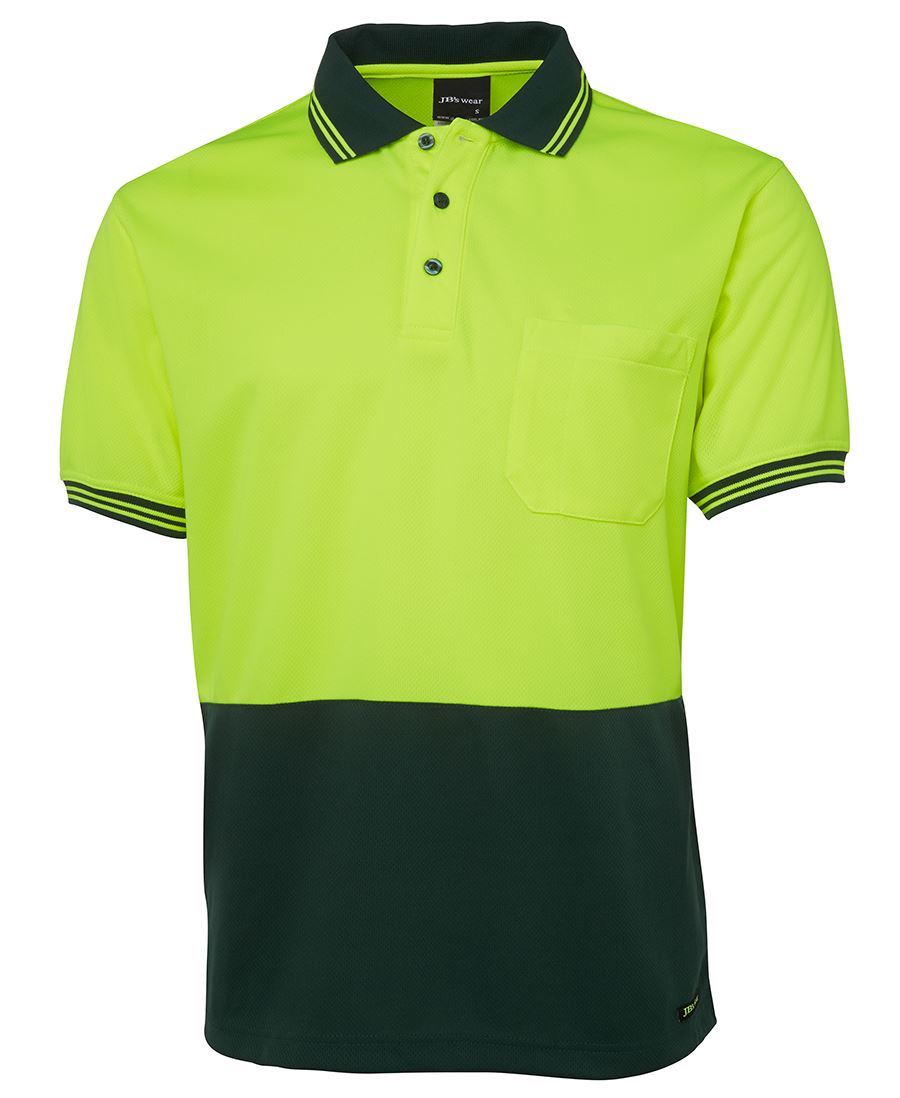 jbs-wear-hi-vis-traditional-polo-lime-bottle JB's Wear Hi Vis Traditional Polo