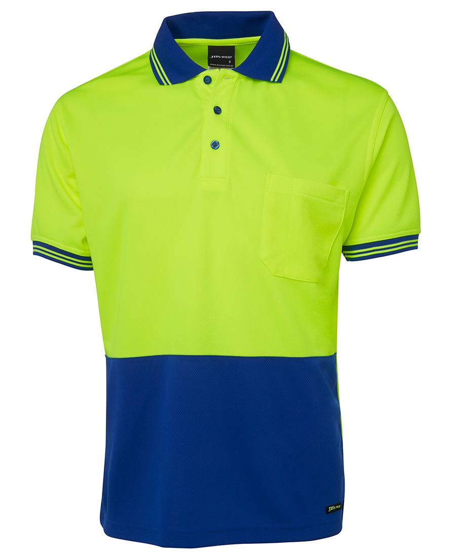 jbs-wear-hi-vis-traditional-polo-lime-royal JB's Wear Hi Vis Traditional Polo